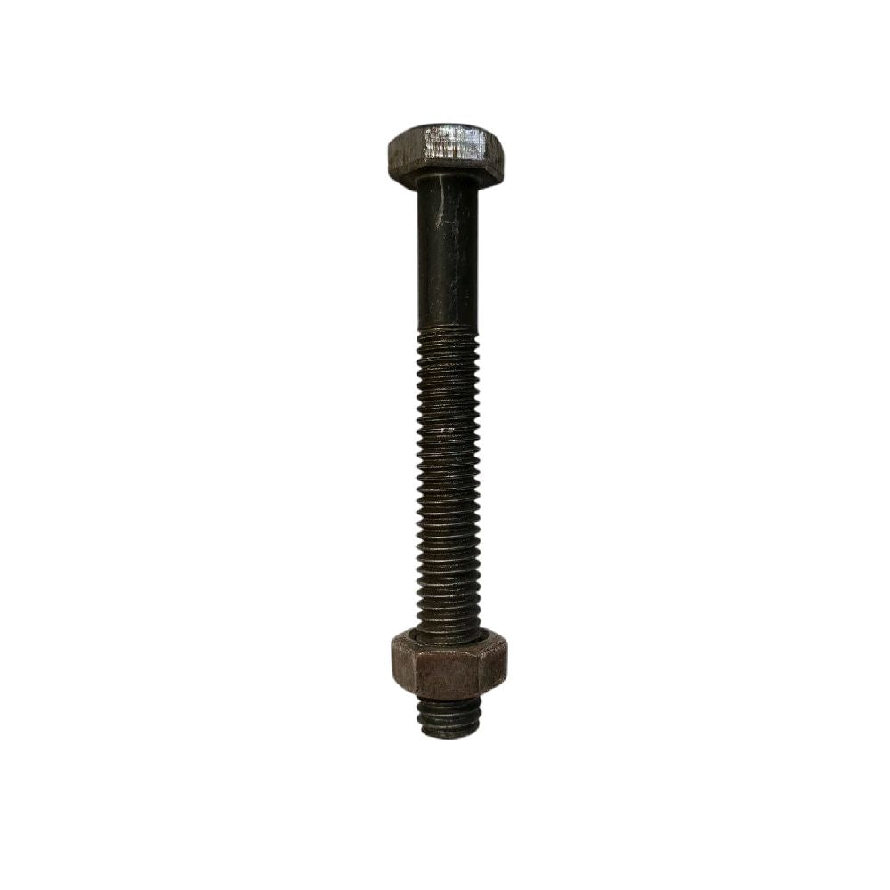 M 12 / TM Baut Mur Hexagon Bolt Nut Flat Head Hitam KG