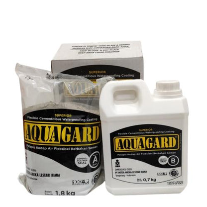 2 1/2 KG / AQUAGARD Semen Waterproofing Anti Bocor 2 Komponen Set