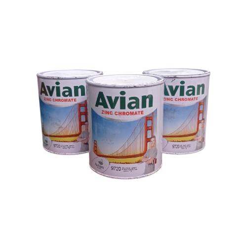 1 KG / AVIAN Dasar Meni Besi Anti Karat Zinc Chromate Primer Kaleng