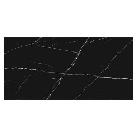 60 CM x 120 CM / SERENITY PARIS BLACK Dinding Kamar Mandi Glossy Dus