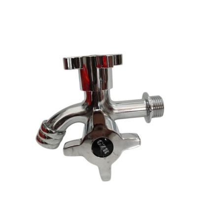 1/2 IN / GZR KRAN Kran Air Cabang Double Shower Mesin Cuci Stainless