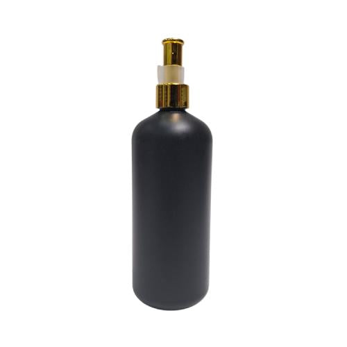 500 ML / HAND SOAP Dispenser Tempat Sabun Shampoo Cair Letak PVC Hitam Doff