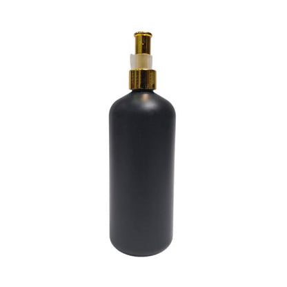 500 ML / HAND SOAP Dispenser Tempat Sabun Shampoo Cair Letak PVC Hitam Doff