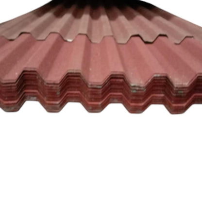 0.3 MM x 75 CM x 4 M / TM Spandek  Pasir Gelombang Kecil Merah Lembar