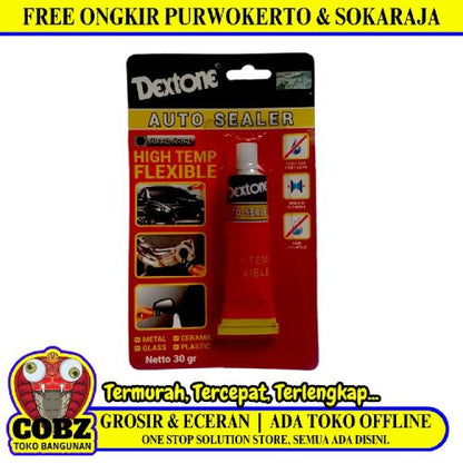 30 GR / DEXTONE AUTO SEALER Lem Kaca High Temperature Flexible Tube
