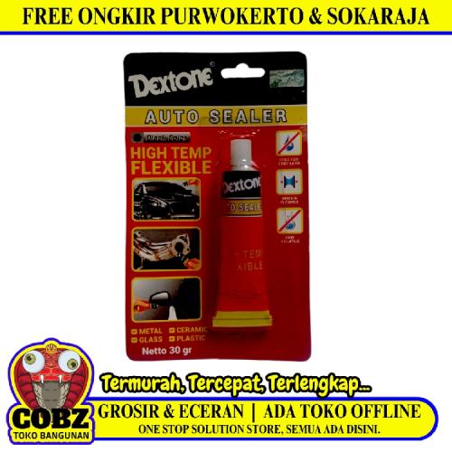 30 GR / DEXTONE AUTO SEALER Lem Kaca High Temperature Flexible Tube