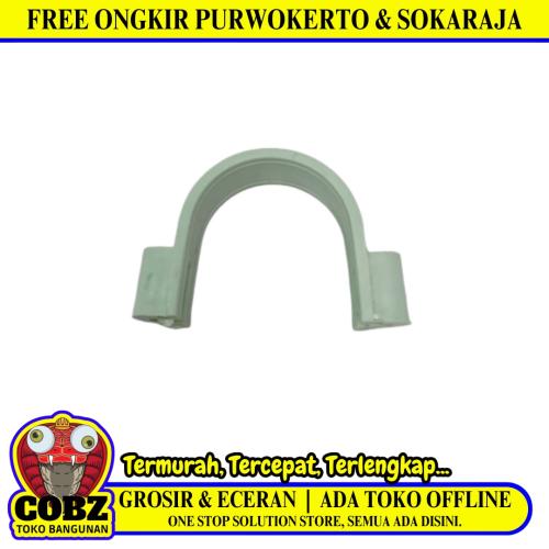 1 1/4 IN / ARROW Klem Pipa Plat Pipe Clamp Plastik PVC