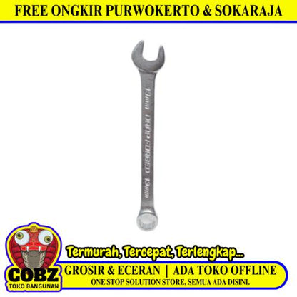 13 MM / TM Kunci Ring Pas Kombinasi Combination Wrench Chrome