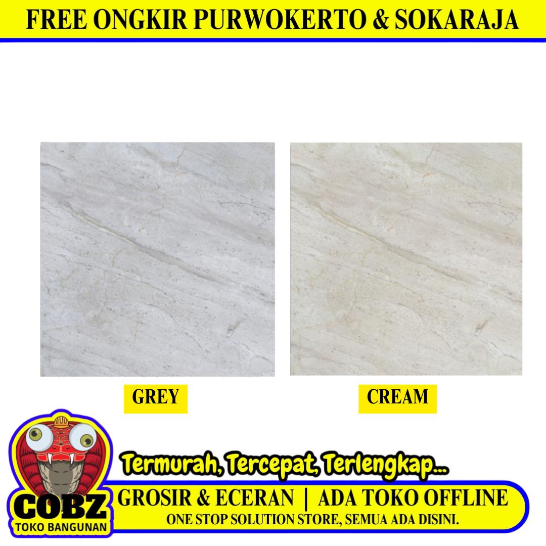 50 CM x 50 CM / PLATINUM HERRERA Keramik Lantai Rumah Glossy Dus