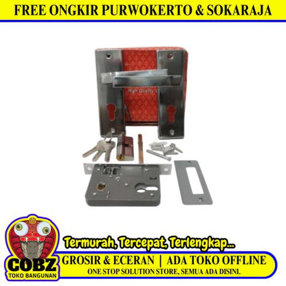 STALLION PICCO SS 17 (2) SN / CP Handle Door Lock Tarikan Handle Kunci Pintu Kecil Set