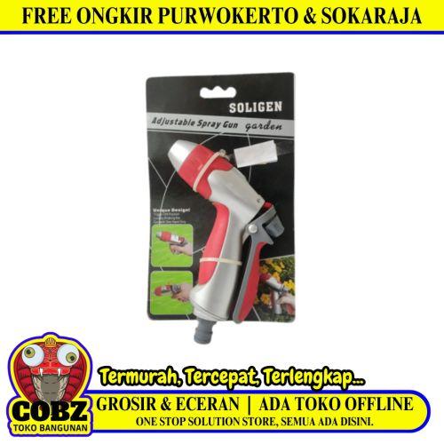 2 WAY/ SOLIGEN DY 2065 Semprotan Air Selang Taman Mobil Spray Gun Nozzle