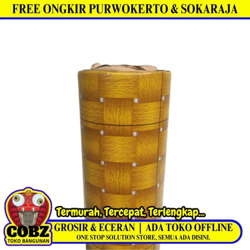 120 CM x 15 M / NANYA CKY1 001 001 Karpet Perlak Lantai Meja Vinyl PVC Brown Roll