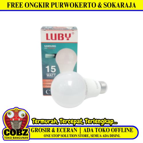 15 WATT / LUBY CLASSIC LED Lampu Bohlam Bulb Moto Putih