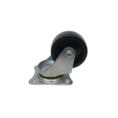 1.5 IN / TM Roda Hidup Trolly Non Rem Plat Nylon Nylon Hitam