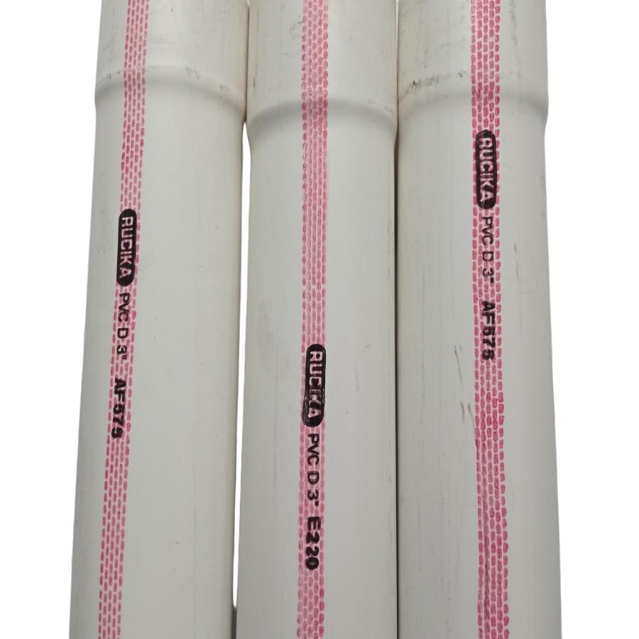 3 IN x 400 CM / RUCIKA D Lis Merah Pipa Pralon Paralon PVC Putih Batang