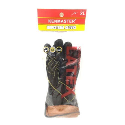 SIZE XL / KENMASTER Sarung Tangan Latex Karet Rubber Safety Gloves Set