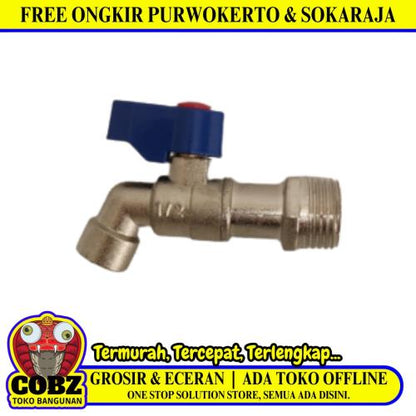 1/2 INCH / HPP Air Tembok Taman Bola Ball Valve Stainless