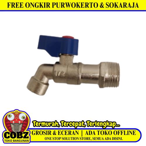 1/2 INCH / HPP Air Tembok Taman Bola Ball Valve Stainless