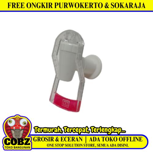 3/8 IN / COBZ Kran Dispenser Guci Drat Dalam Air Panas Hot Merah