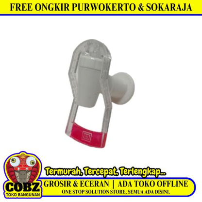 3/8 IN / COBZ Kran Dispenser Guci Drat Dalam Air Panas Hot Merah