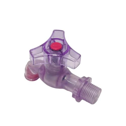 1/2 IN / EIFFEL Kran Air Tembok Taman Kamar Mandi Plastik Ungu PVC