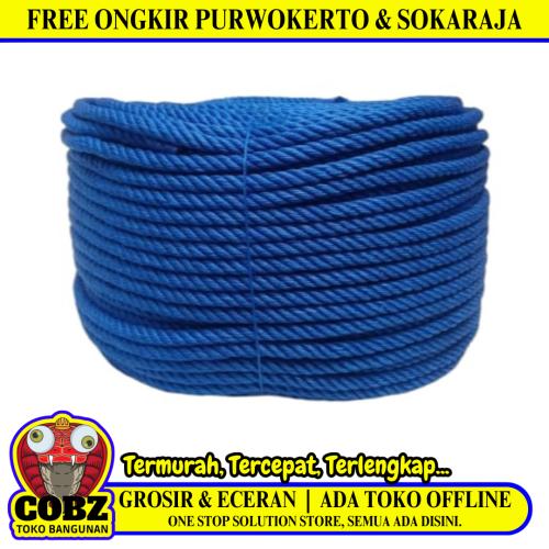 10 MM / TM Tali Tambang Ikat Nylon Plastik PVC Warna KG