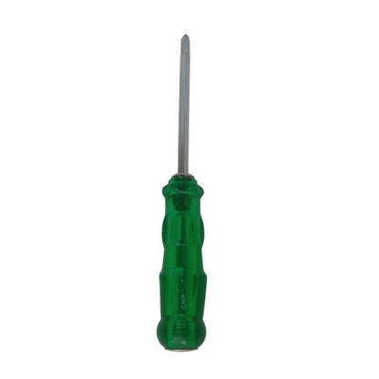 4 IN / CHROME Obeng Screwdriver Two Way Bolak Balik Plus Minus 2 In 1 Gagang Fiber