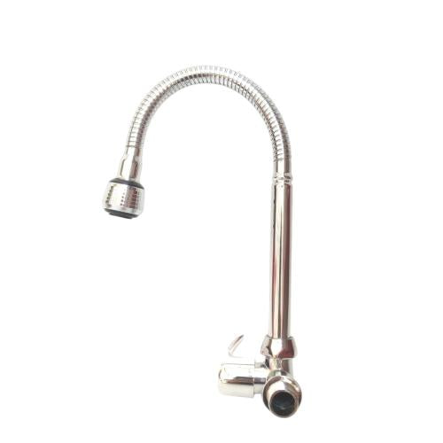 1/2 IN / BANO 307 Kran Angsa Fleksibel Sink BCP Tembok Stainless