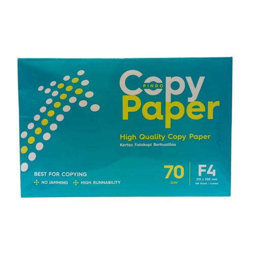 SIZE F4 / TM Kertas HVS Multipurpose Polos Putih Rim