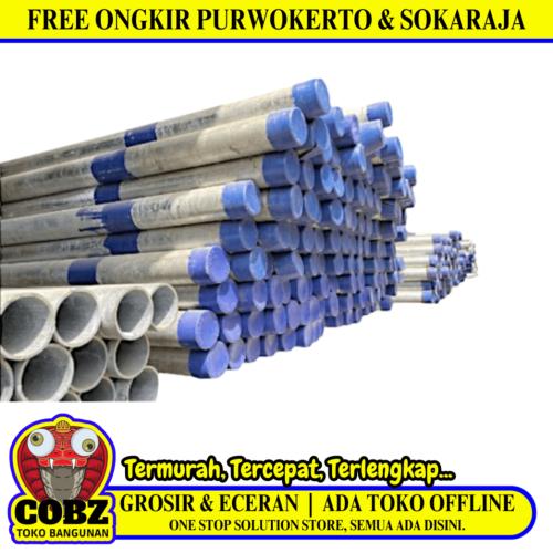 3/4 IN x 6 M / TM MEDIUM B Chrome Pipa Pralon Paralon Besi Batang