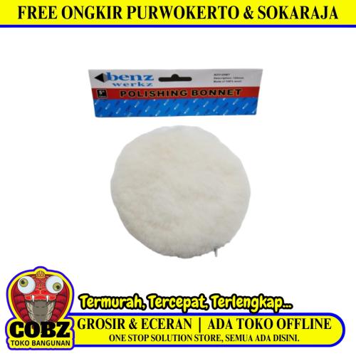 5 IN / BENZ WERKZ BZ5125WT Wool Polish Polishing Pad Sponge Poles Woven Mobil