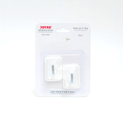 JOYKO ADHK-3060 Kapstok Cantel Gantungan Baju Dinding Mini PVC Set