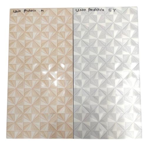 25 CM x 50 CM / UNO PADOVA Keramik Dinding Kamar Mandi Glossy Grey Dus