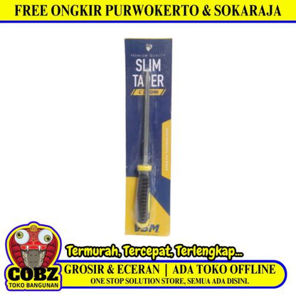 4 IN / VSM Kikir Besi Asah Needle Files Segitiga Karet