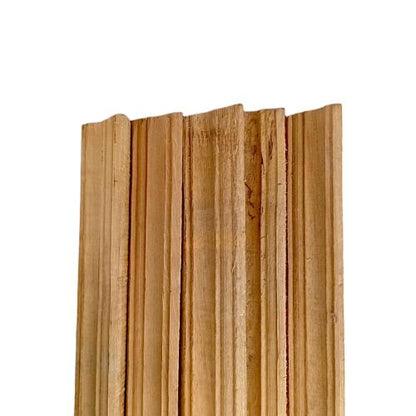 4 CM x 4 CM x 3 CM  / NM List Kayu Profil Cermin Pigura Pintu Batang