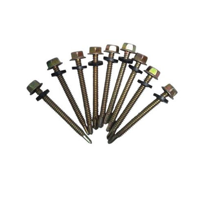 # 12 x 50 MM / JMS PANDA Roofing Baut Sekrup Atap Baja Ringan Kuning Dus