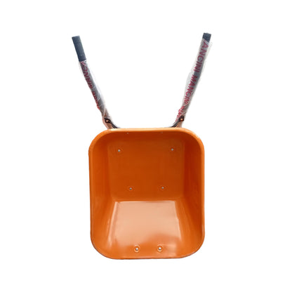 MANCINI Gerobak Sorong Pasir Proyek Cor Semen 1 Roda Ban Hidup Orange