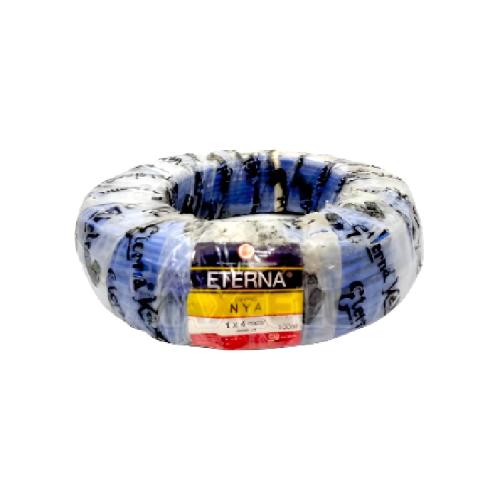 1 INTI x 4 MM x 100 M / ETERNA NYA Tunggal Kabel Tembaga SNI Biru Roll