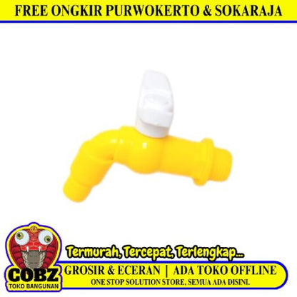 1/2 IN / ISCO 8005 Kran Air Tembok Taman Kamar Mandi Plastik PVC