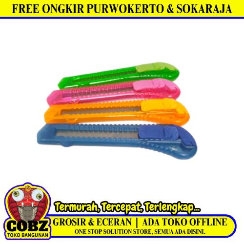 GOLDEN GC 888 Pisau Cutter Pemotong Kertas Utility Heavy Duty Blade Besar