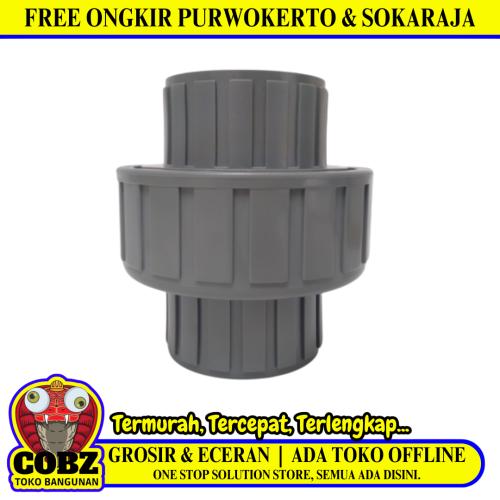 1 1/2 IN /RUCIKA Water Mur Moor Drat Dalam Female Union Thread PVC Pcs
