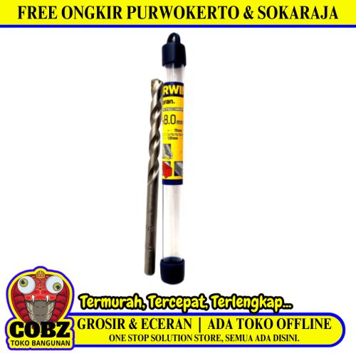 8 MM / IRWIN Masonry Drill Bits Mata Bor Beton Tembok Dinding