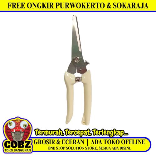 7 IN / COBZ 01 Gunting Dahan Lurus Ranting Tanaman Pruning Shears