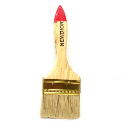 3 IN / NEWDIOR Kuas Cat Tembok Kayu Besi Air Acrylic Paint Brush