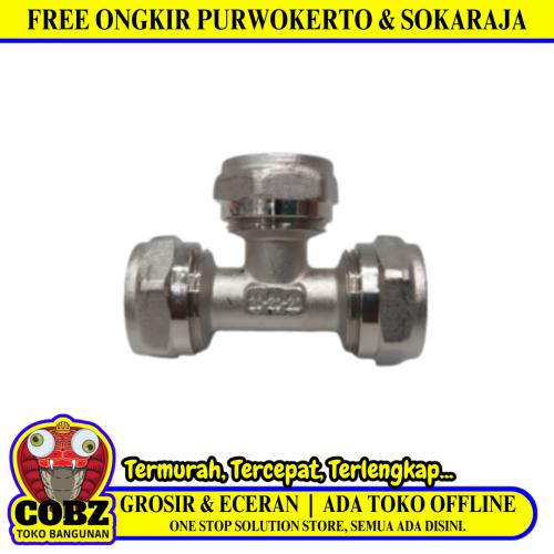 T 20 / WESTPEX Tee Sambungan Fitting Selang Pex Air Panas Stainless