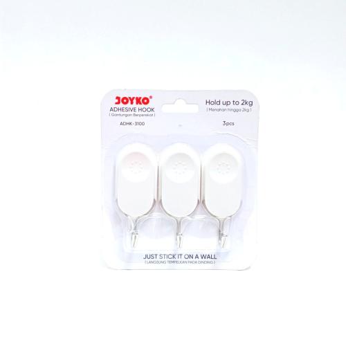 JOYKO ADHK-3100 Kapstok Cantel Gantungan Baju Dinding Mini PVC Set