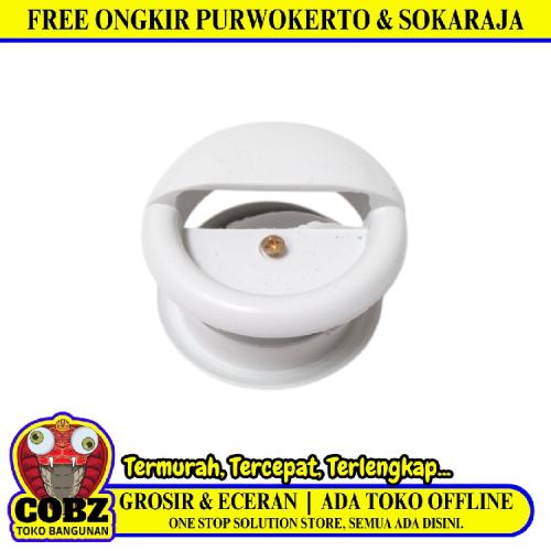 D 6 CM / NM Tarikan Pintu Bulat Kamar Mandi Plastik PVC Set