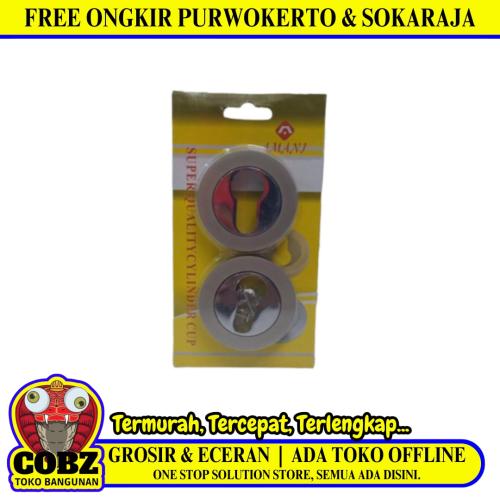 D 5 CM / AMANI Ring Kunci Tutup Lubang Silinder Pintu SS Set