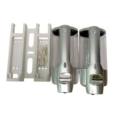 760 ML / CL Dispenser Tempat Sabun Dinding Manual 2 Tabung