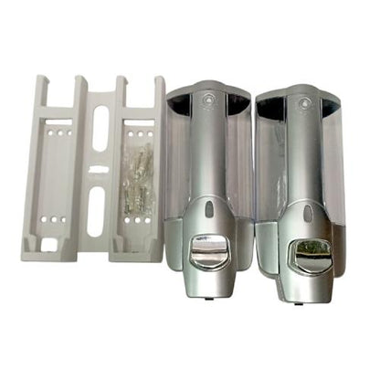 760 ML / CL Dispenser Tempat Sabun Dinding Manual 2 Tabung